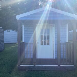 8x12 Wood Utility w porch